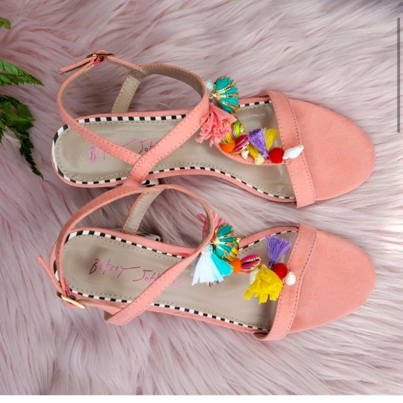 Betsey Johnson Block Heel Sandals - Picture 4 of 8